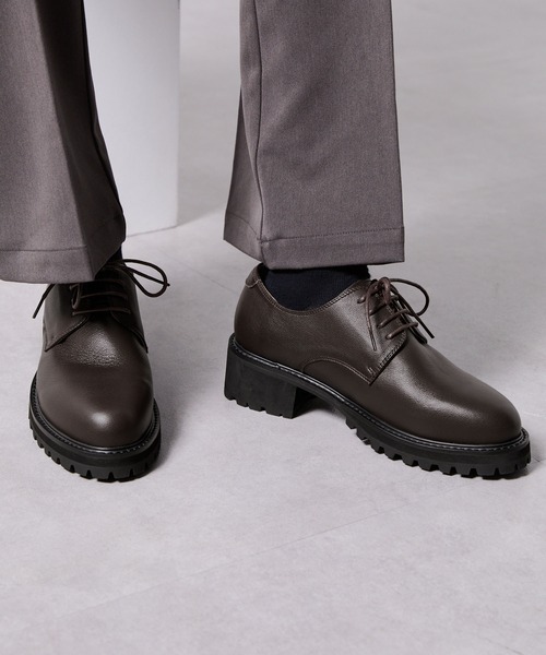 CLEL（クレイル）の「【CLEL】Full-grain Leather Plain Toe Shoes / フルグレインレザー プレーントゥシューズ（ドレスシューズ・メンズ・ブラウン系/ブラック系/ダークブラウン/ブラック・S/M/L/XS/XL）」の14枚目の写真