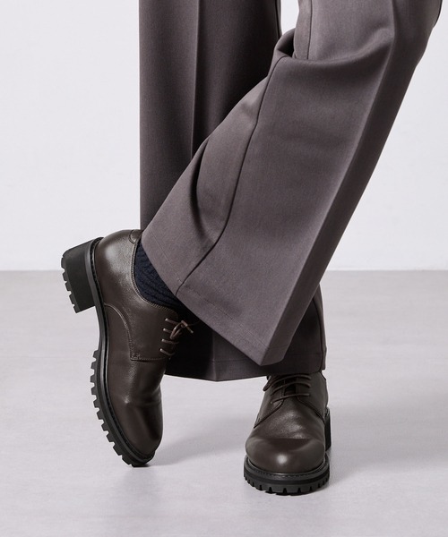 CLEL（クレイル）の「【CLEL】Full-grain Leather Plain Toe Shoes / フルグレインレザー プレーントゥシューズ（ドレスシューズ・メンズ・ブラウン系/ブラック系/ダークブラウン/ブラック・S/M/L/XS/XL）」の15枚目の写真