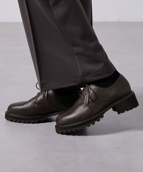 CLEL（クレイル）の「【CLEL】Full-grain Leather Plain Toe Shoes / フルグレインレザー プレーントゥシューズ（ドレスシューズ・メンズ・ブラウン系/ブラック系/ダークブラウン/ブラック・S/M/L/XS/XL）」の17枚目の写真