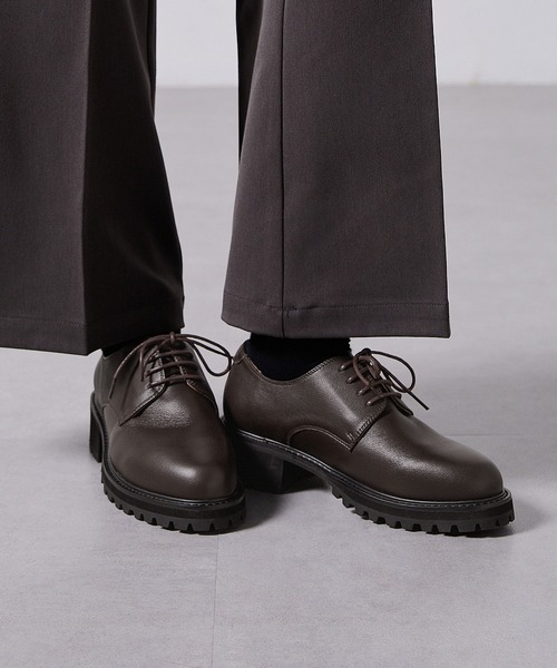 CLEL（クレイル）の「【CLEL】Full-grain Leather Plain Toe Shoes / フルグレインレザー プレーントゥシューズ（ドレスシューズ・メンズ・ブラウン系/ブラック系/ダークブラウン/ブラック・S/M/L/XS/XL）」の18枚目の写真