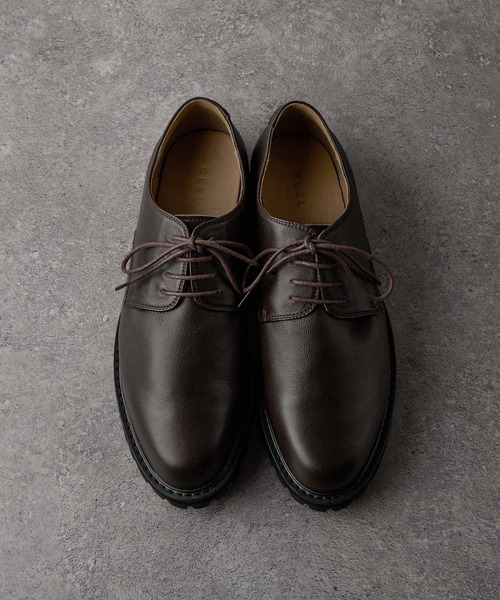CLEL（クレイル）の「【CLEL】Full-grain Leather Plain Toe Shoes / フルグレインレザー プレーントゥシューズ（ドレスシューズ・メンズ・ブラウン系/ブラック系/ダークブラウン/ブラック・S/M/L/XS/XL）」の21枚目の写真