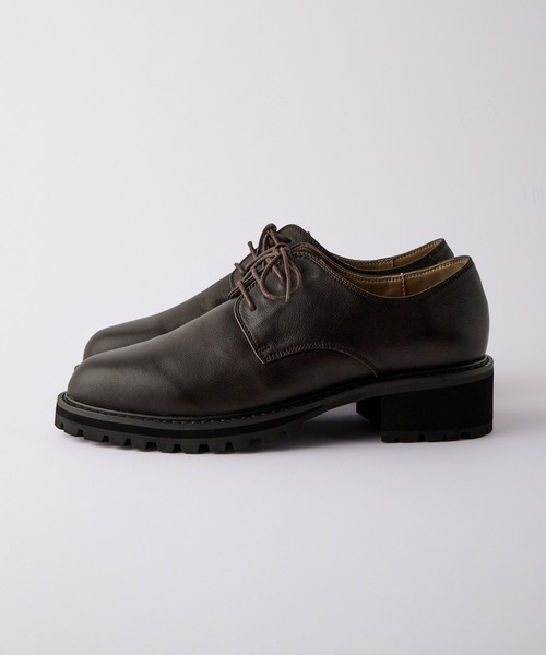 CLEL（クレイル）の「【CLEL】Full-grain Leather Plain Toe Shoes / フルグレインレザー プレーントゥシューズ（ドレスシューズ・メンズ・ブラウン系/ブラック系/ダークブラウン/ブラック・S/M/L/XS/XL）」の5枚目の写真
