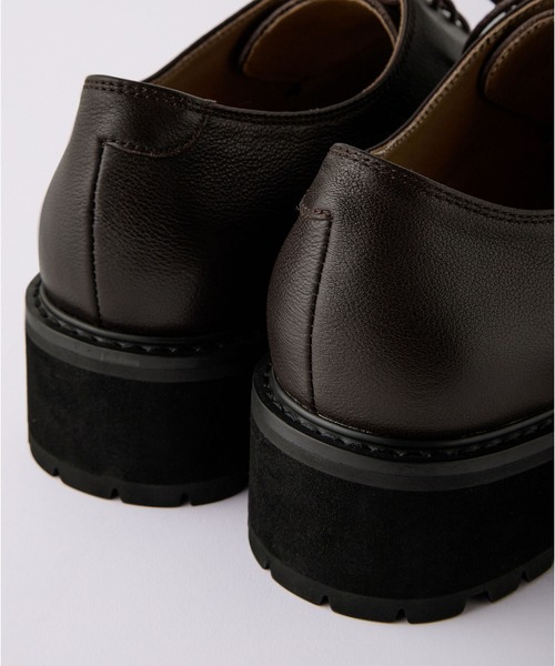 CLEL（クレイル）の「【CLEL】Full-grain Leather Plain Toe Shoes / フルグレインレザー プレーントゥシューズ（ドレスシューズ・メンズ・ブラウン系/ブラック系/ダークブラウン/ブラック・S/M/L/XS/XL）」の8枚目の写真