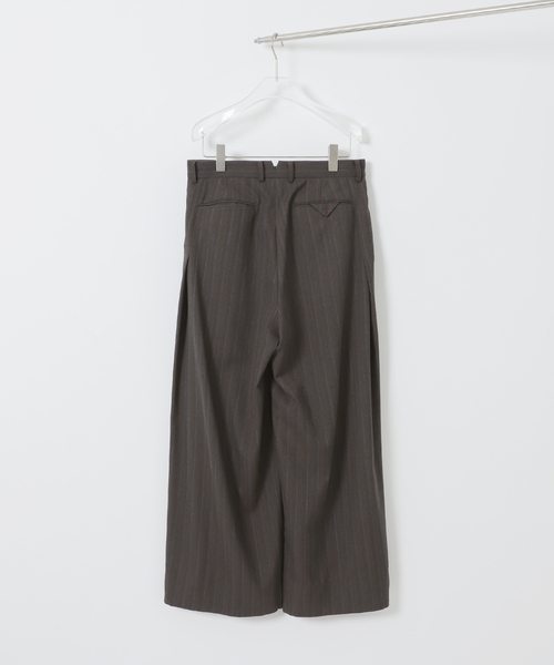 EDIFICE(エディフィス)の「Hedie.+ Herringbone Wide Pants(スラックス・メンズ・ブラウン・2/3)」の6枚目の写真
