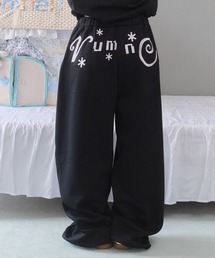ロゴ刺繍裏起毛デコスウェットパンツ / Deco Fleece-Lined Sweatpants with Embroidered Logo