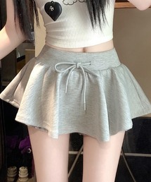 ふんわりシルエット美脚ミニスカパン