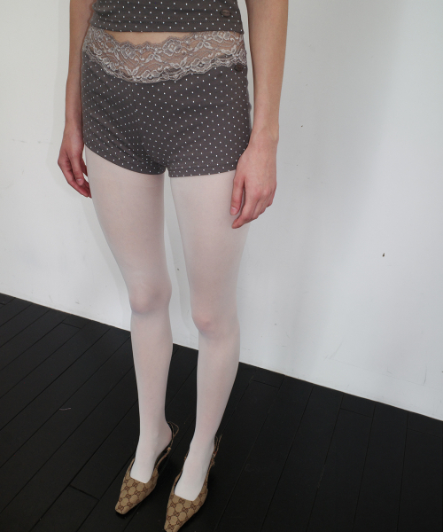 WAVEGIRL(ウェーブガール)の「Butter Dot ショートパンツ(全6色)(その他パンツ・レディース・ライトグレー/PINK/アイボリー/ブラック/ミント/ダークグレー・FREE)」の11枚目の写真