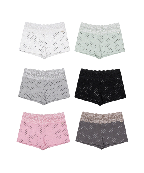 WAVEGIRL(ウェーブガール)の「Butter Dot ショートパンツ(全6色)(その他パンツ・レディース・ライトグレー/PINK/アイボリー/ブラック/ミント/ダークグレー・FREE)」の13枚目の写真