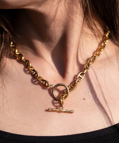 mantel anchor chain【ネックレス】/【ハワイアンジュエリー】【サージカルステンレス】【金属アレルギー対応】【IRIEBEACH / アイリービーチ】つけっぱなしOK