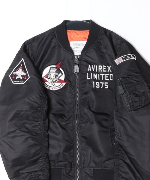 AVIREX(アヴィレックス)の「《WEB&DEPOT限定》LIGHT MA-1 TOPHATTERS(MA-1・レディース・シルバー/セージグリーン/ブラック・F)」の13枚目の写真