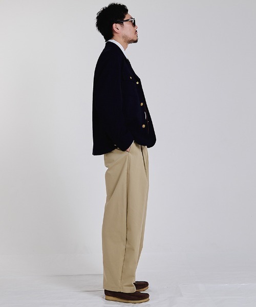 EFFECTEN(エフェクテン)の「mj11996-Workers jaket ワークジャケット(efsc-04)(その他アウター・メンズ・ストライプ/ダークネイビー・M/L)」の10枚目の写真