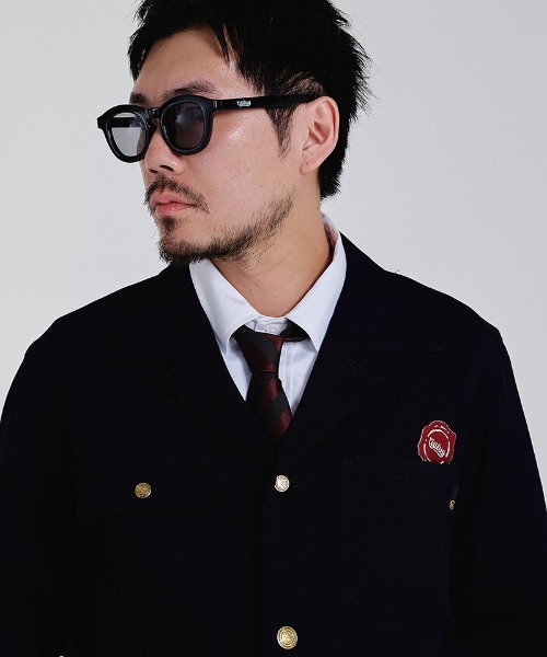 EFFECTEN(エフェクテン)の「mj11996-Workers jaket ワークジャケット(efsc-04)(その他アウター・メンズ・ストライプ/ダークネイビー・M/L)」の12枚目の写真
