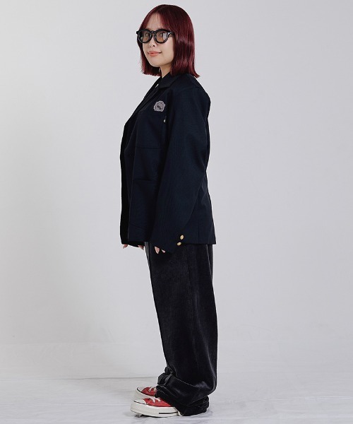 EFFECTEN(エフェクテン)の「mj11996-Workers jaket ワークジャケット(efsc-04)(その他アウター・メンズ・ストライプ/ダークネイビー・M/L)」の16枚目の写真