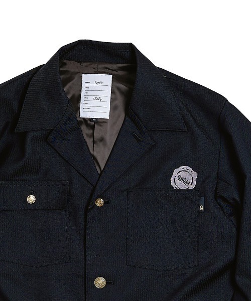 EFFECTEN(エフェクテン)の「mj11996-Workers jaket ワークジャケット(efsc-04)(その他アウター・メンズ・ストライプ/ダークネイビー・M/L)」の21枚目の写真