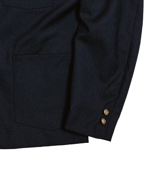 EFFECTEN(エフェクテン)の「mj11996-Workers jaket ワークジャケット(efsc-04)(その他アウター・メンズ・ストライプ/ダークネイビー・M/L)」の22枚目の写真