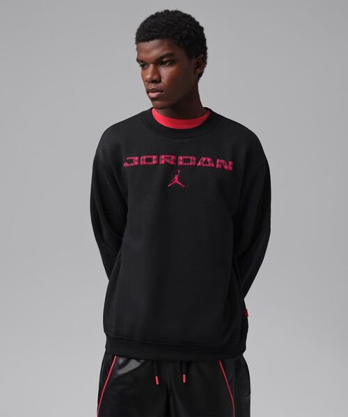 JORDAN BRAND(ジョーダンブランド)の「ジョーダン ブルックリン メンズ フリース クルーネック スウェットシャツ / Jordan Brooklyn Men's Fleece Crew-Neck Sweatshirt IM9854-010 Black(スウェット・メンズ・ブラック・L/XL/S/M/2XL)」の1枚目の写真