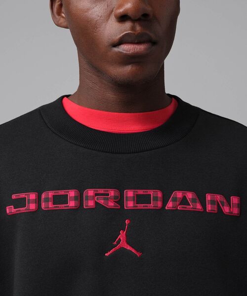 JORDAN BRAND(ジョーダンブランド)の「ジョーダン ブルックリン メンズ フリース クルーネック スウェットシャツ / Jordan Brooklyn Men's Fleece Crew-Neck Sweatshirt IM9854-010 Black(スウェット・メンズ・ブラック・L/XL/S/M/2XL)」の4枚目の写真