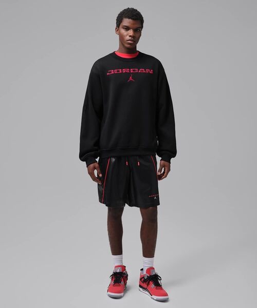 JORDAN BRAND(ジョーダンブランド)の「ジョーダン ブルックリン メンズ フリース クルーネック スウェットシャツ / Jordan Brooklyn Men's Fleece Crew-Neck Sweatshirt IM9854-010 Black(スウェット・メンズ・ブラック・L/XL/S/M/2XL)」の6枚目の写真