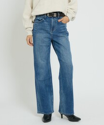 【Healthy denim / ヘルシーデニム】Aqua/デニム/デニムパンツ/ルーズフレア【WEB限定】