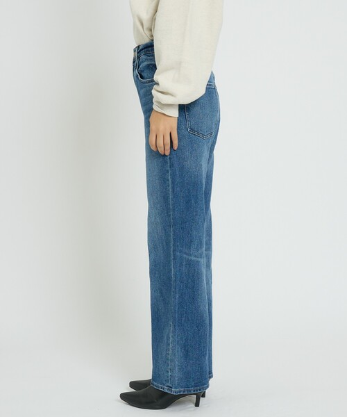 Healthy denim(ヘルシーデニム)の「【Healthy denim / ヘルシーデニム】Aqua/デニム/デニムパンツ/ルーズフレア【WEB限定】(デニムパンツ・レディース・ダークネイビー/インディゴブルー・25/24/23)」の17枚目の写真