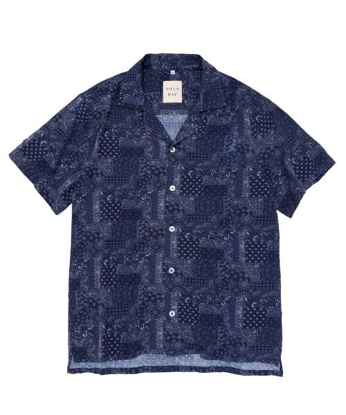 VILLA RAY（ヴィラ・レイ）の「バンダナパッチワーク メンズ ビスコースシャツ（シャツ/ブラウス・メンズ・その他・LARGE/X-LARGE/MEDIUM）」の7枚目の写真