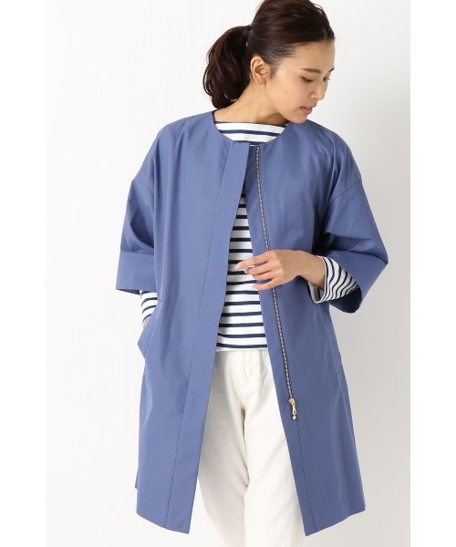 FRAMeWORK(フレームワーク)の「オーバーサイズ クルーネックコート◆(その他アウター・レディース・ブラック/キャメル/ブルー・36/38)」の3枚目の写真