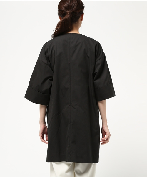 FRAMeWORK(フレームワーク)の「オーバーサイズ クルーネックコート◆(その他アウター・レディース・ブラック/キャメル/ブルー・36/38)」の11枚目の写真