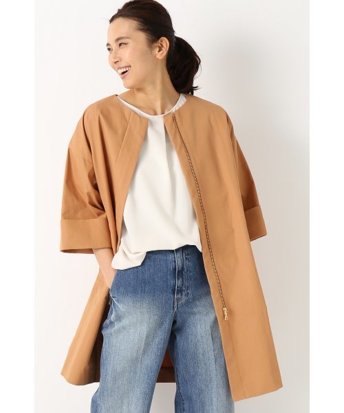 FRAMeWORK(フレームワーク)の「オーバーサイズ クルーネックコート◆(その他アウター・レディース・ブラック/キャメル/ブルー・36/38)」の8枚目の写真