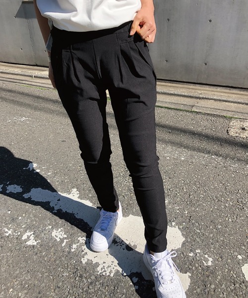 meJane（ミージェーン）の「ストレッチテーパードパンツ（その他パンツ・レディース・ベージュ/ネイビー/オフホワイト/ブラック/カーキ/インディゴブルー/ブルー/ワインレッド/マスタード・M/L/LL/S）」の22枚目の写真