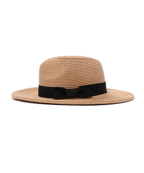 ROPE' PICNIC(ロペピクニック)の「ブレード中折つば広ハット(ハット・レディース・ダークブラウン/ブラウン/ベージュ・F)」の6枚目の写真