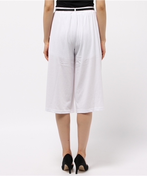 VENCEEXCHANGE（ヴァンスエクスチェンジ）の「ベルト付きガウチョパンツ（その他パンツ・レディース・コーラル/その他31/オフホワイト/その他32/ブラック/ブラウン/ダークグリーン・MEDIUM）」の8枚目の写真