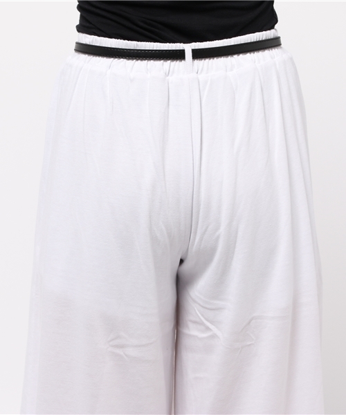 VENCEEXCHANGE（ヴァンスエクスチェンジ）の「ベルト付きガウチョパンツ（その他パンツ・レディース・コーラル/その他31/オフホワイト/その他32/ブラック/ブラウン/ダークグリーン・MEDIUM）」の10枚目の写真