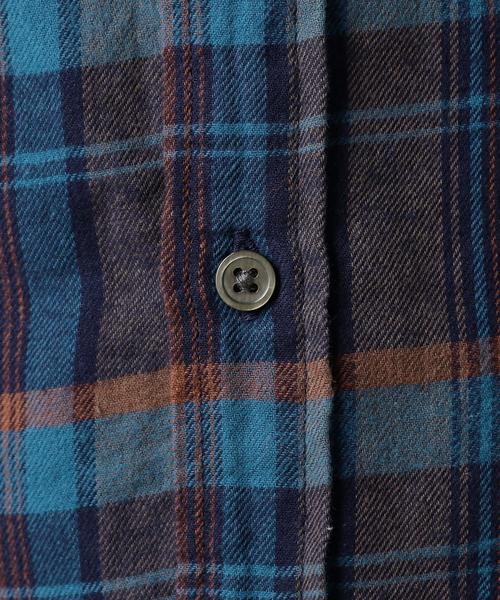 BEAUTY&YOUTH UNITED ARROWS（ビューティーアンドユースユナイテッドアローズ）の「BY ソフトネルチェックシャツ◆（シャツ/ブラウス・レディース・オフホワイト/ベージュ/ネイビー・MEDIUM/SMALL）」の18枚目の写真