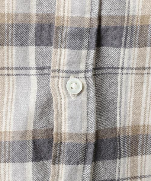 BEAUTY&YOUTH UNITED ARROWS（ビューティーアンドユースユナイテッドアローズ）の「BY ソフトネルチェックシャツ◆（シャツ/ブラウス・レディース・オフホワイト/ベージュ/ネイビー・MEDIUM/SMALL）」の10枚目の写真