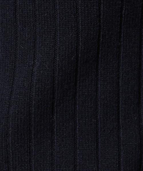 BEAUTY&YOUTH UNITED ARROWS（ビューティーアンドユースユナイテッドアローズ）の「BY ワイドリブ ショート丈 ニット◆（ニット/セーター・レディース・オフホワイト/ブラウン/ネイビー/ライトブルー/ライトグレー・FREE）」の18枚目の写真