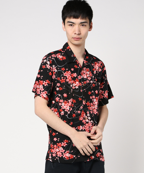 JEANS MATE(ジーンズメイト)の「【SEAVAN】レーヨン和柄シャツ(シャツ/ブラウス・メンズ・その他4/その他1/その他3/その他2・XX-LARGE/LARGE/MEDIUM/X-LARGE)」の2枚目の写真