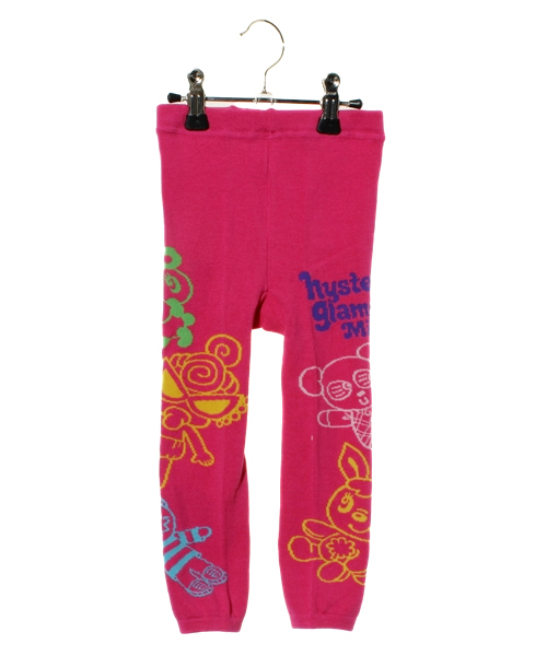 HYSTERIC MINI（ヒステリックミニ）の「BABY TOY LAND graffiti レギンス（レギンス/スパッツ・キッズ・ブラック/グレー/ピンク・SMALL/MEDIUM）」の3枚目の写真
