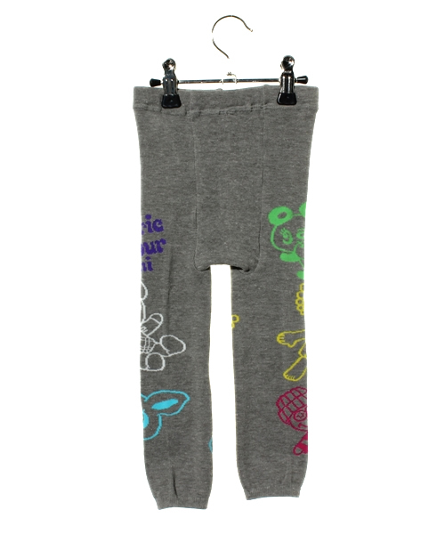 HYSTERIC MINI（ヒステリックミニ）の「BABY TOY LAND graffiti レギンス（レギンス/スパッツ・キッズ・ブラック/グレー/ピンク・SMALL/MEDIUM）」の4枚目の写真