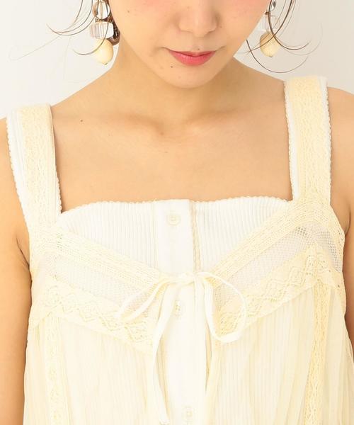 Another Edition(アナザーエディション)の「レーステープキャミワンピース ◆(ワンピース・レディース・ナチュラル/ピンク/ブラック・フリー)」の7枚目の写真