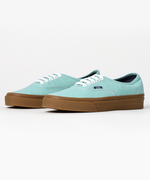 vans authentic washed blue