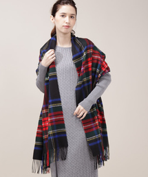 Johnstons of Elgin | 【予約】Johnstons / チェックカシミヤ ビッグストール(ストール/ショール)