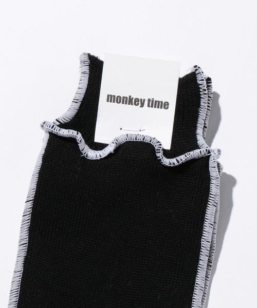 MONKEY TIME（モンキータイム）の「＜monkey time＞  LOCK SAWING SOCKS/ソックス ◆（ソックス/靴下・メンズ・ホワイト/ブラック/レッド/その他1・FREE）」の5枚目の写真