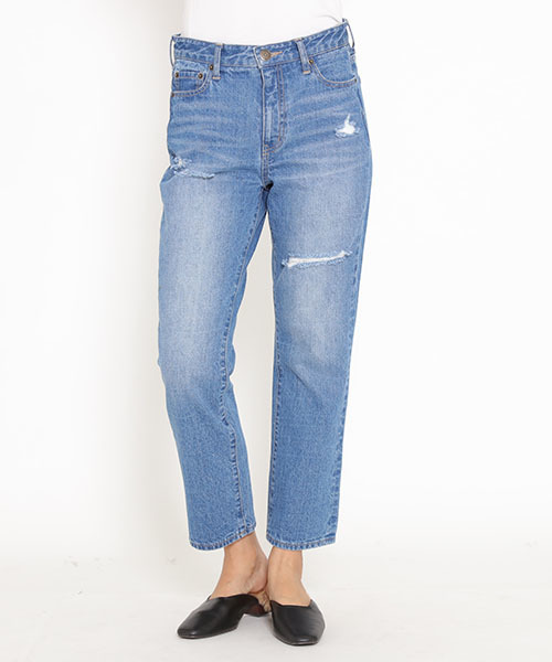 LIPSTAR(リップスター)の「ストレートデニムパンツ(デニムパンツ・レディース・ネイビー/ブルー・MEDIUM/SMALL)」の6枚目の写真