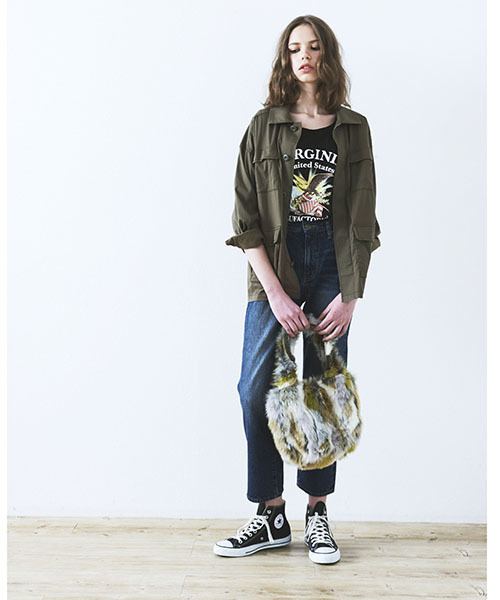 LIPSTAR(リップスター)の「ストレートデニムパンツ(デニムパンツ・レディース・ネイビー/ブルー・MEDIUM/SMALL)」の5枚目の写真