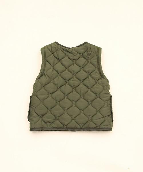 coen（コーエン）の「【coen キッズ / ジュニア】2WAYキルティングジャケット(100～150cm)（ダウンジャケット/コート・キッズ・オリーブ/ネイビー・100/110/120/150/140/130）」の17枚目の写真