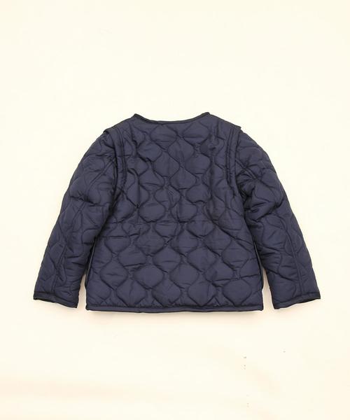 coen（コーエン）の「【coen キッズ / ジュニア】2WAYキルティングジャケット(100～150cm)（ダウンジャケット/コート・キッズ・オリーブ/ネイビー・100/110/120/150/140/130）」の13枚目の写真
