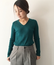 Banner Barrett | FINE GAUGE  V-NECK PULL OVER(ニット/セーター)