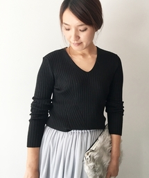 Banner Barrett | FINE GAUGE  V-NECK PULL OVER(ニット/セーター)