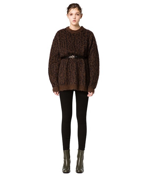 CLANE（クラネ）の「SHAGGY OVER KNIT TOPS（ニット/セーター