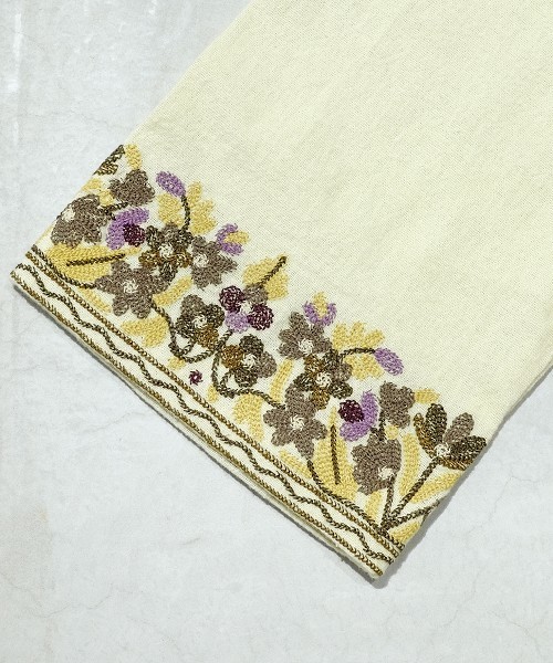 TODAYFUL（トゥデイフル）の「ハンドエンブロイダリーガウン（カーディガン/ボレロ・レディース・オレンジ/ベージュ・36inch/38inch）」の12枚目の写真